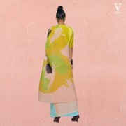 Alessa Vibrant Digital Printed Georgette Saree With Banglori Blouse