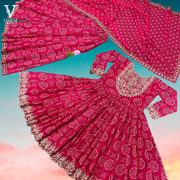 Feliz Refined Digital Printed Faux Georgette With Real Mirror Handwork Suit with Dupatta