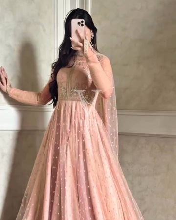 Iris Faux Georgette Embroidered Sequined Lehenga With Soft Butterfly Net Dupatta