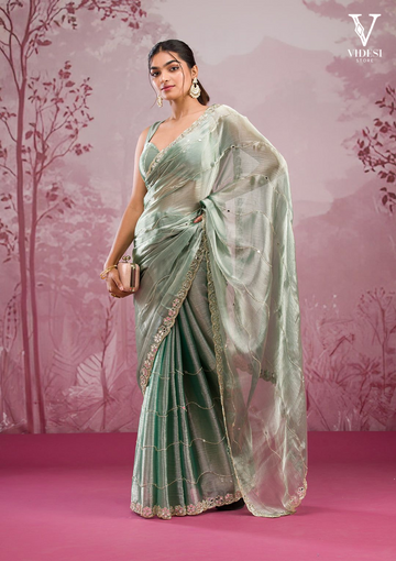 Katherine Premium Jimmy Chu Silk Saree