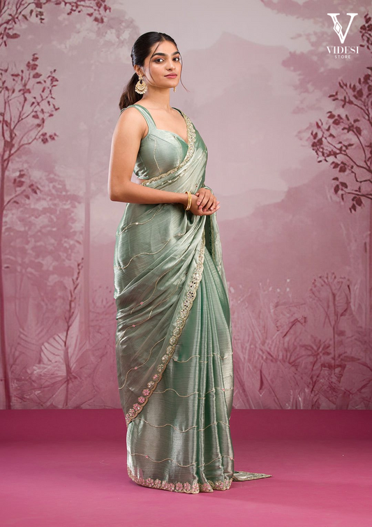 Katherine Premium Jimmy Chu Silk Saree