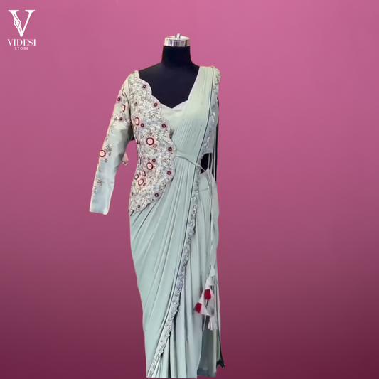 Paulina Fashionable Rangoli Silk With Embroidery Cording Border Work Saree