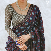 Multiple Faux Georgette Digital Printed Saree