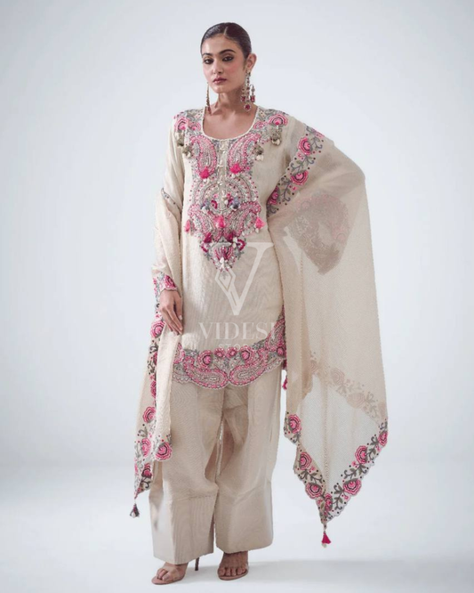 Sierra Stylish Embroidered Heavy Georgette Set
