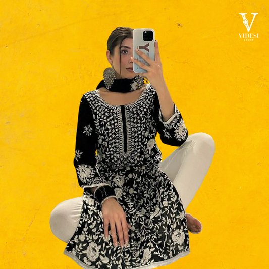 Jayda Stylish Georgette With Heavy Reyon Suit