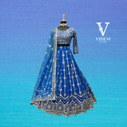 Navi Classic Full Sleeve Embroidered Moti Lace Border Sequined Lehenga