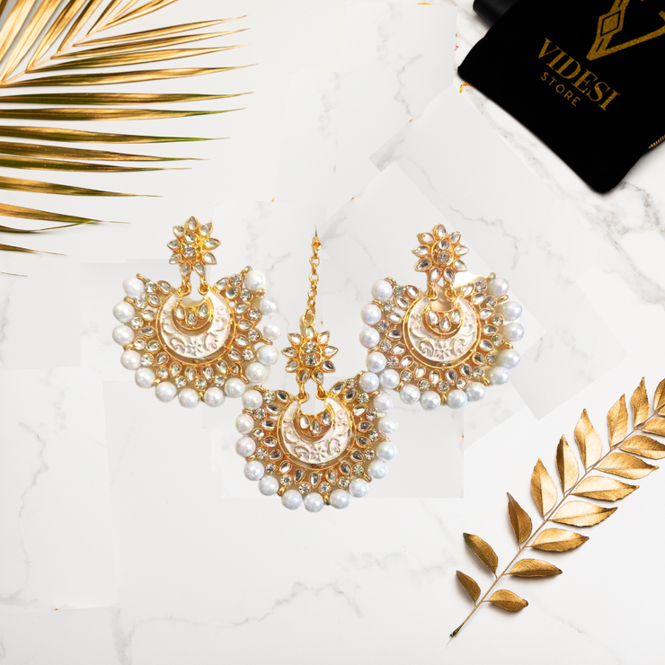 Ananya Earrings & Tikka Set