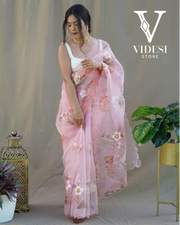 Anaya Floral Organza Saree