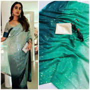 Designer Ombré Sequins Saree